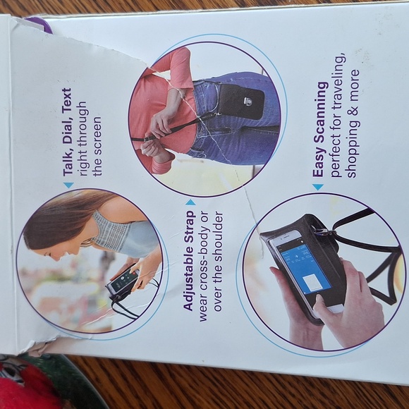 Touch Screen Purse Black - Picture 4 of 4